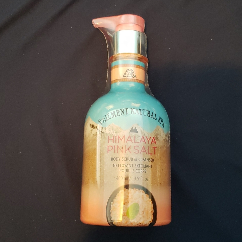 Himalaya pink salt body scrub